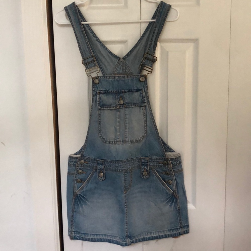 No boundaries overalls skirt